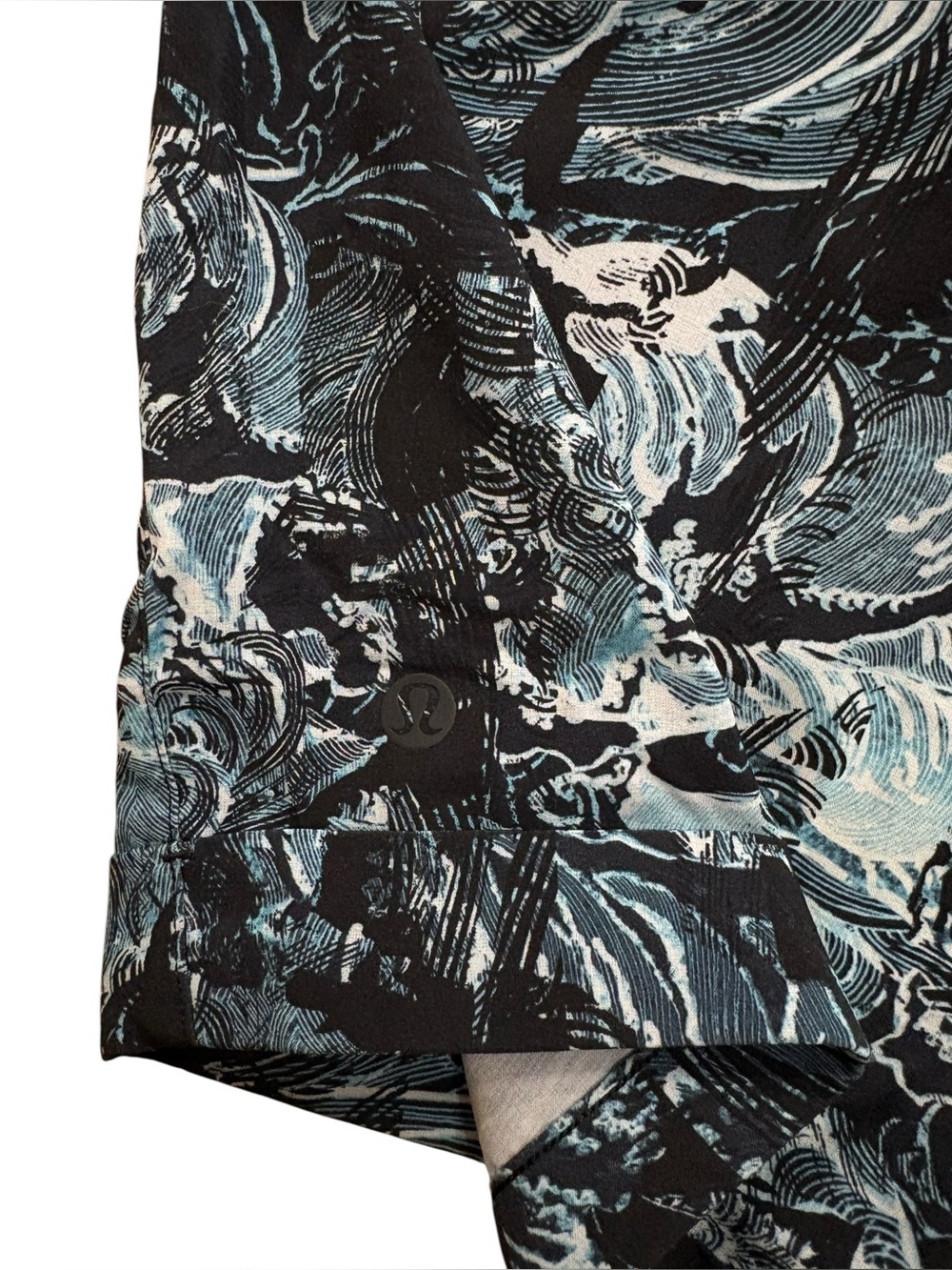 Lululemon Spring Breakaway Short 4-way Stretch 3" Eternal Wave Starlight Size 10 - Picture 6 of 7